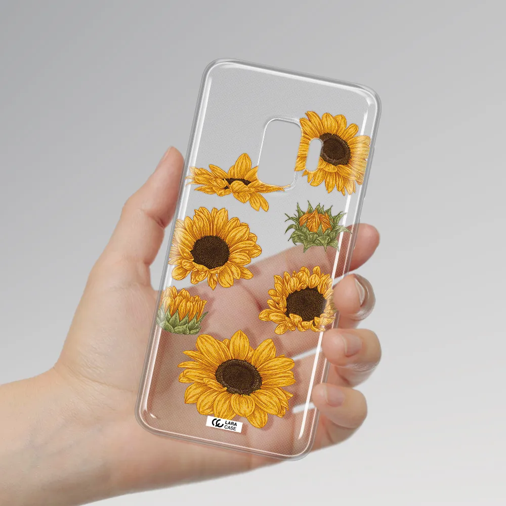 Sunflower Samsung S9 Clear TPU Case