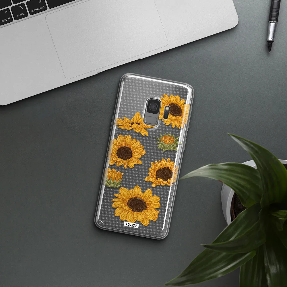 Sunflower Samsung S9 Clear TPU Case