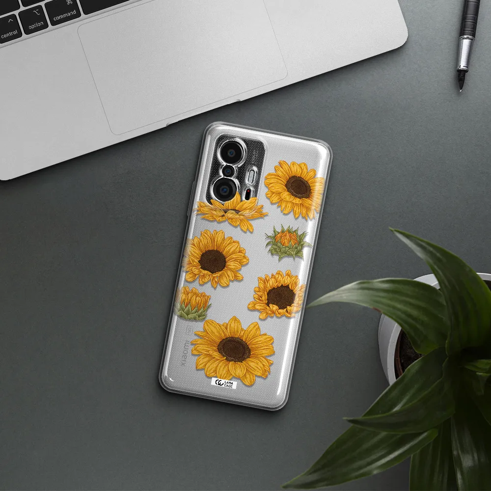 Sunflower Xiaomi 11T Clear Tpu Case