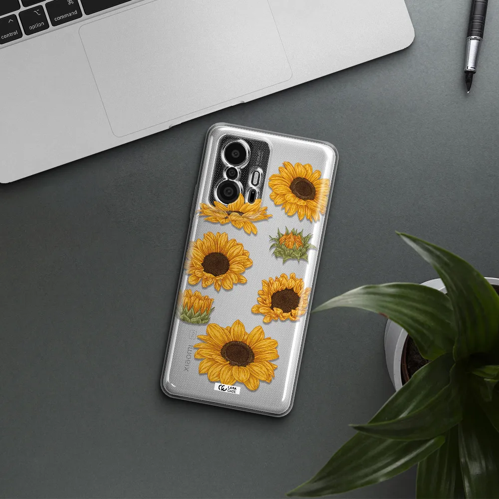 Sunflower Xiaomi 11T Pro Clear Tpu Case