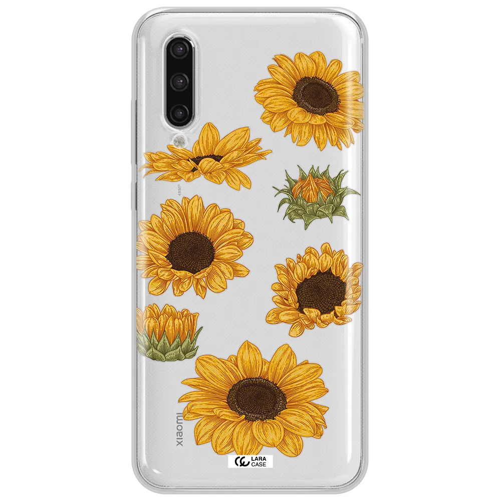 Sunflower Xiaomi Mi 9 Lite Clear Tpu Case