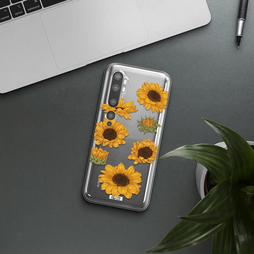 Sunflower Xiaomi Mi Note 10 Clear TPU Case