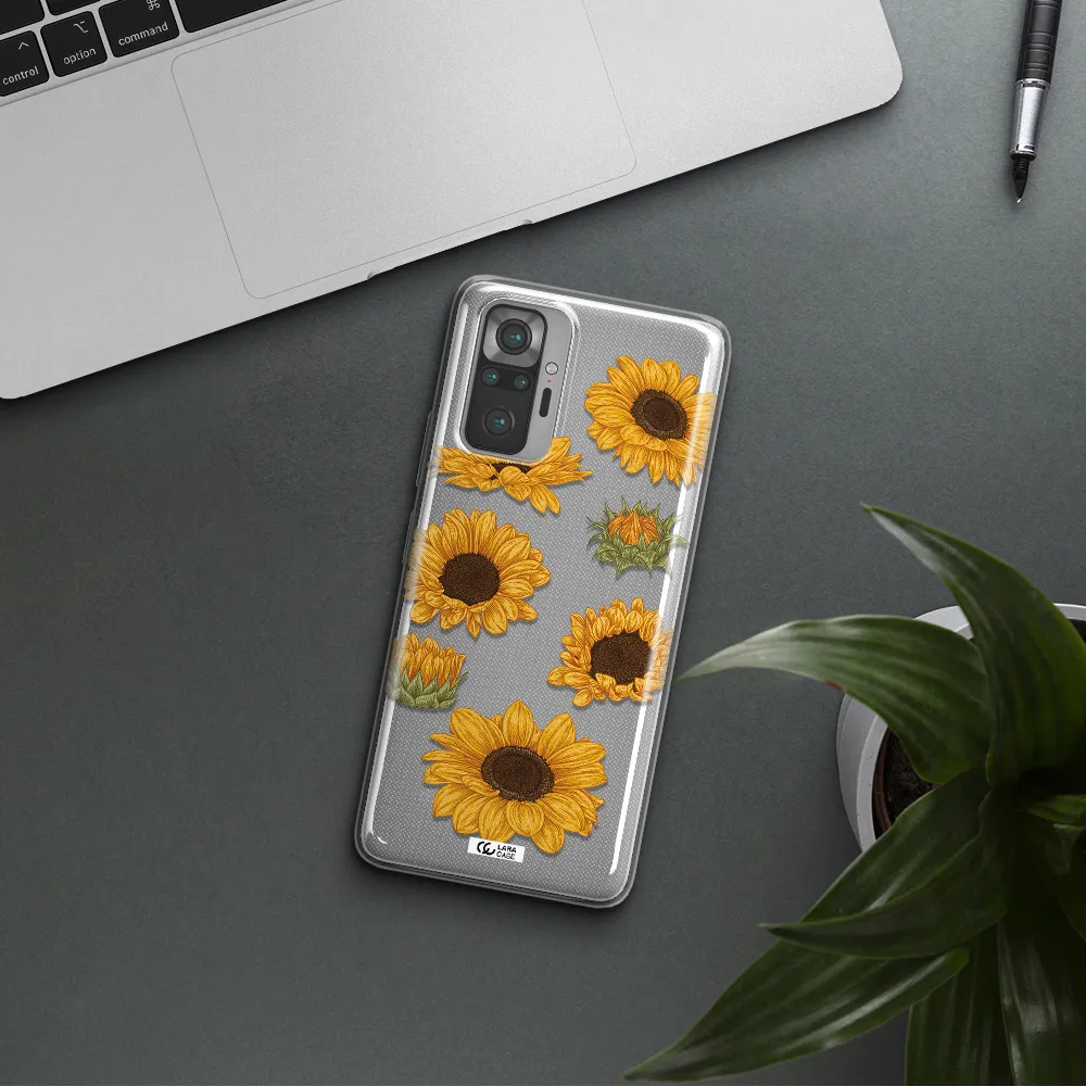 Sunflower Xiaomi Note 10 Pro Clear TPU Case