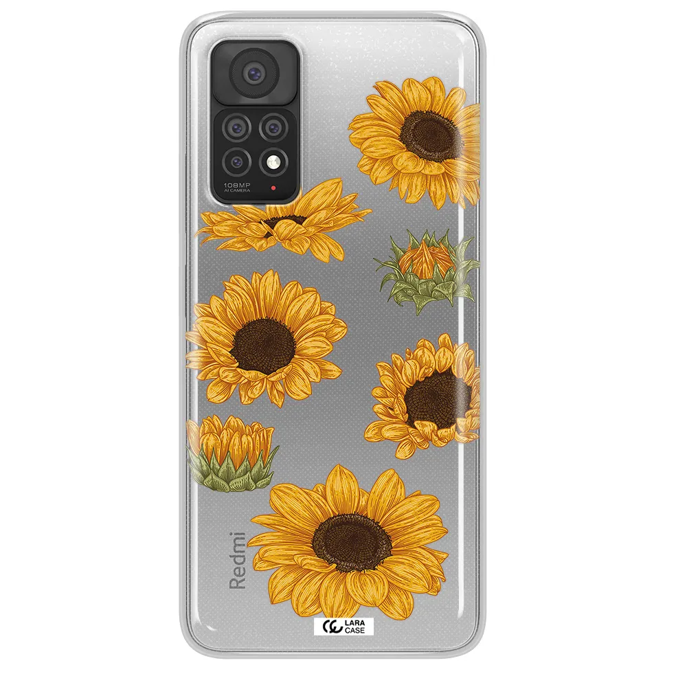 Sunflower Xiaomi Note 11 Pro Clear TPU Case