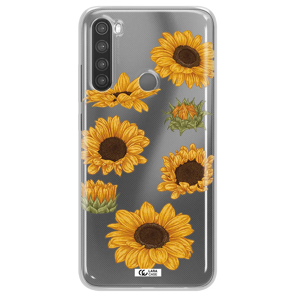 Sunflower Xiaomi Note 8 Clear TPU Case