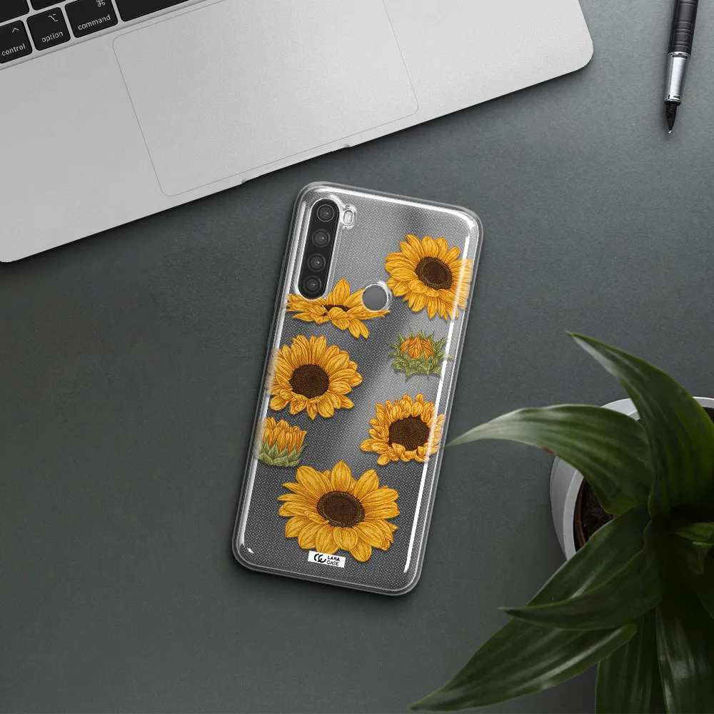 Sunflower Xiaomi Note 8 Clear TPU Case