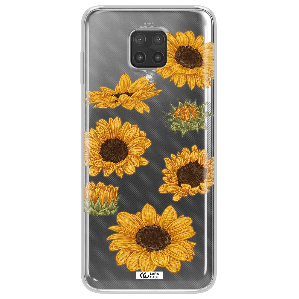 Sunflower Xiaomi Note 9 Pro Clear TPU Case