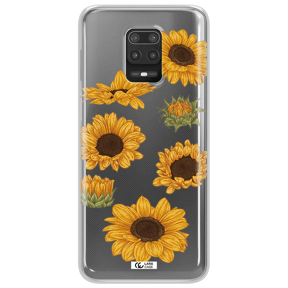 Sunflower Xiaomi Note 9S Clear TPU Case