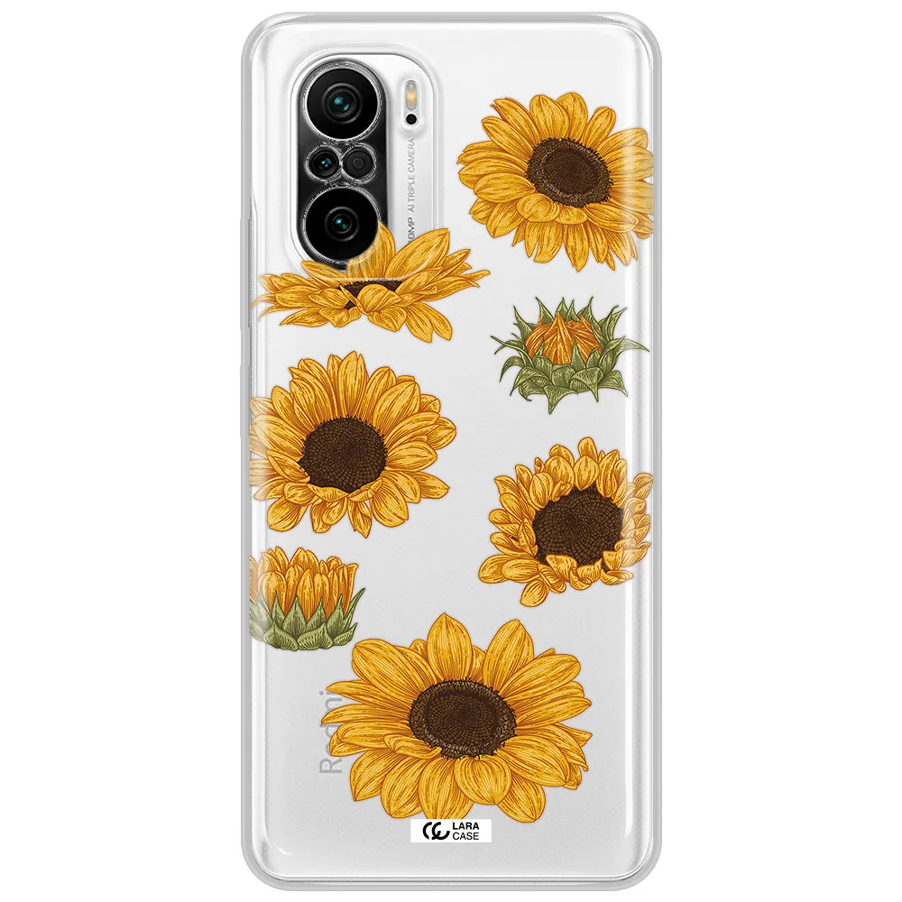 Sunflower Xiaomi Poco F3 Clear Tpu Case