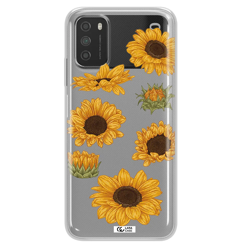 Sunflower Xiaomi Poco M3 Clear TPU Case