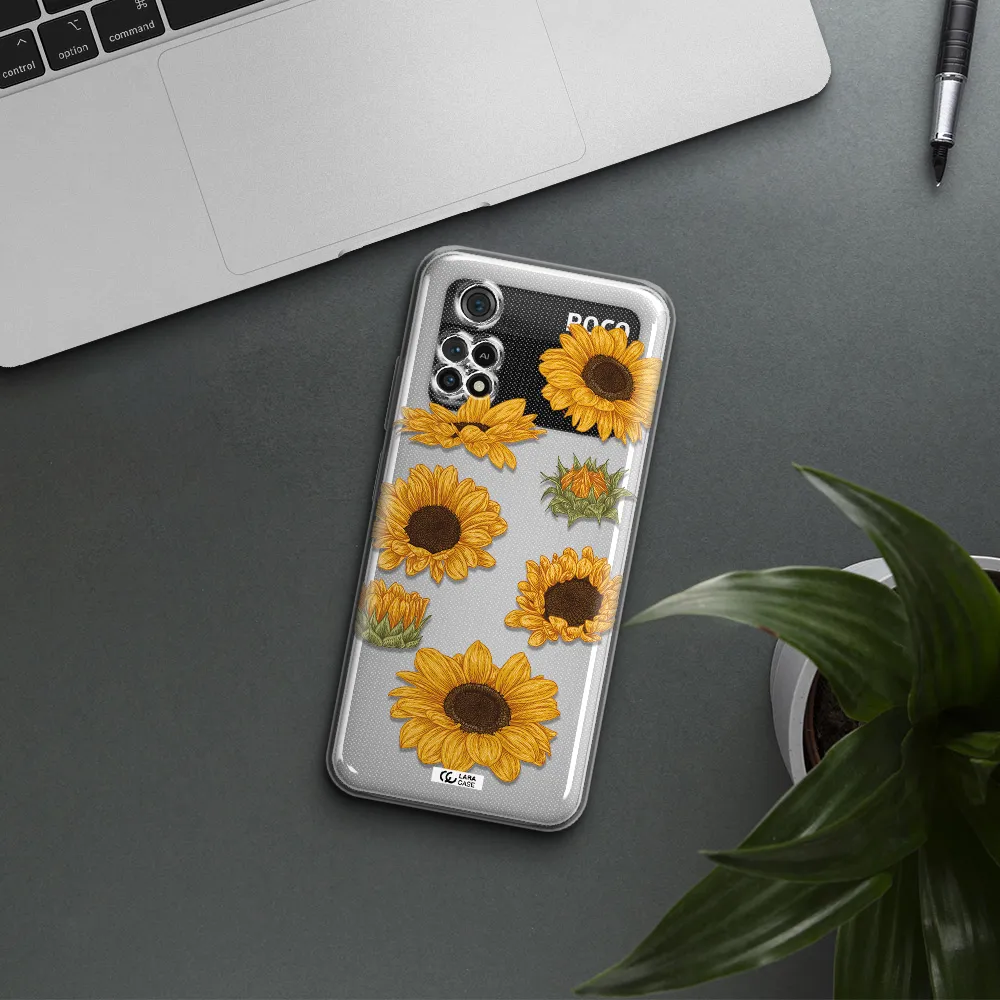 Sunflower Xiaomi Poco M4 Pro 4G Clear Tpu Case