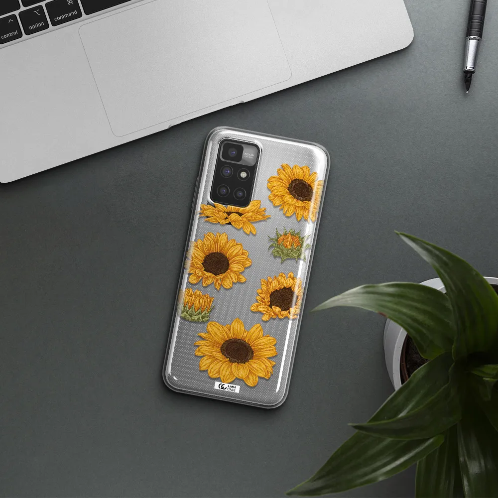 Sunflower Xiaomi Redmi 10 Clear TPU Case