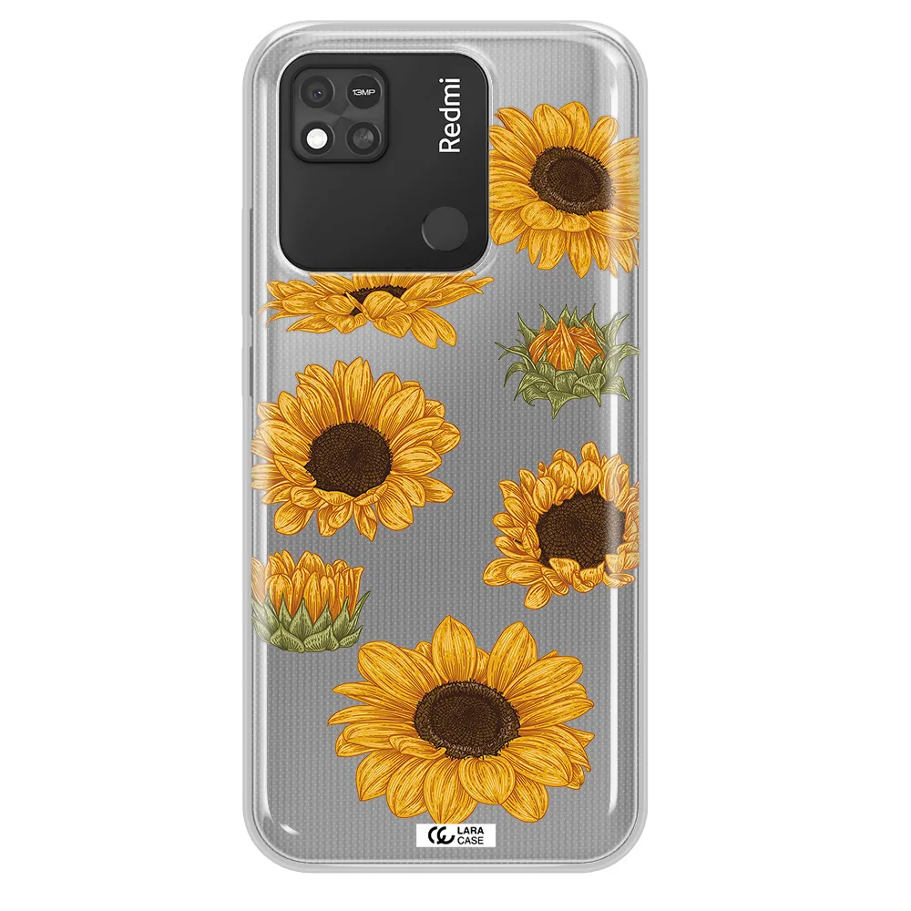 Sunflower Xiaomi Redmi 10A Clear TPU Case