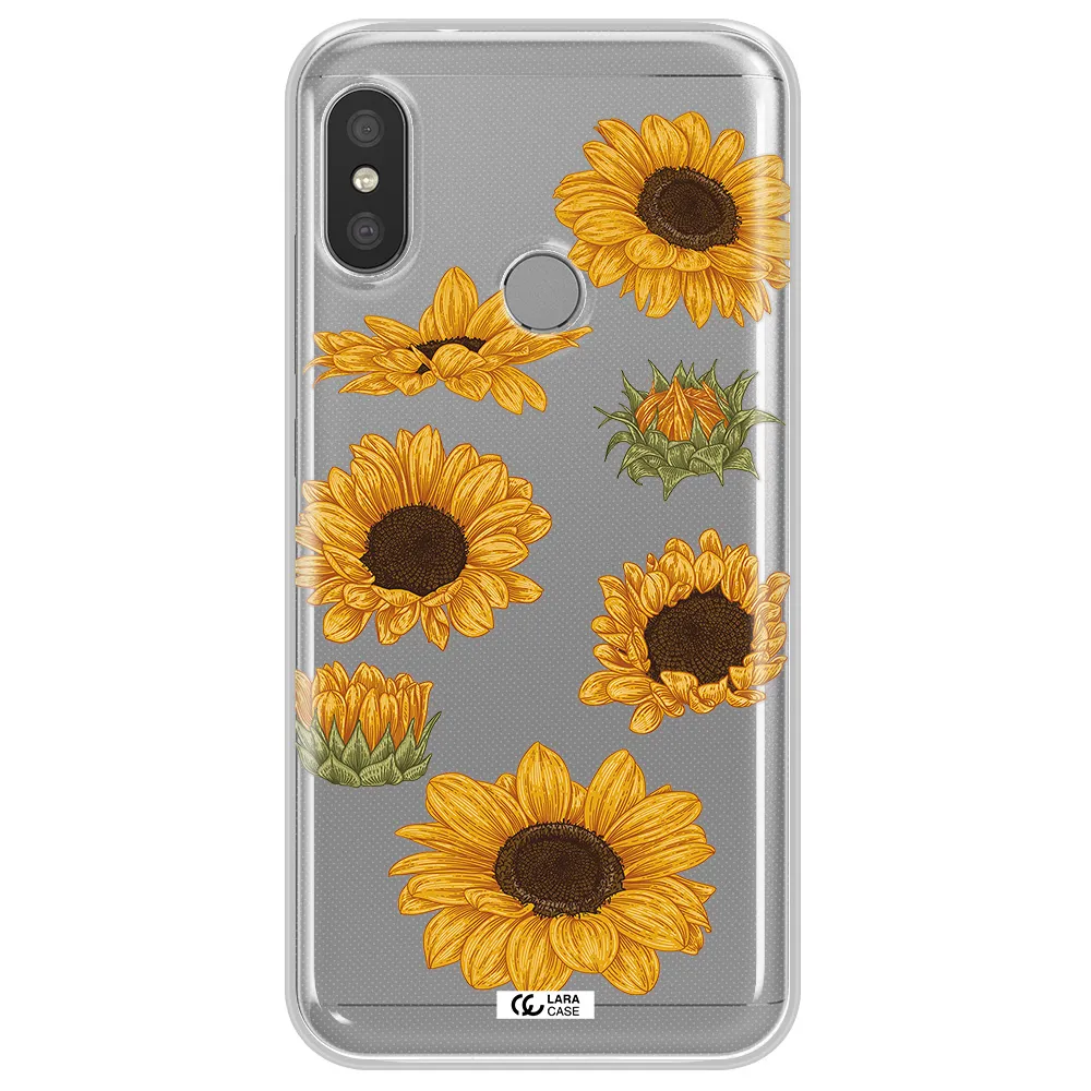 Sunflower Xiaomi Redmi 6 Pro Clear TPU Case