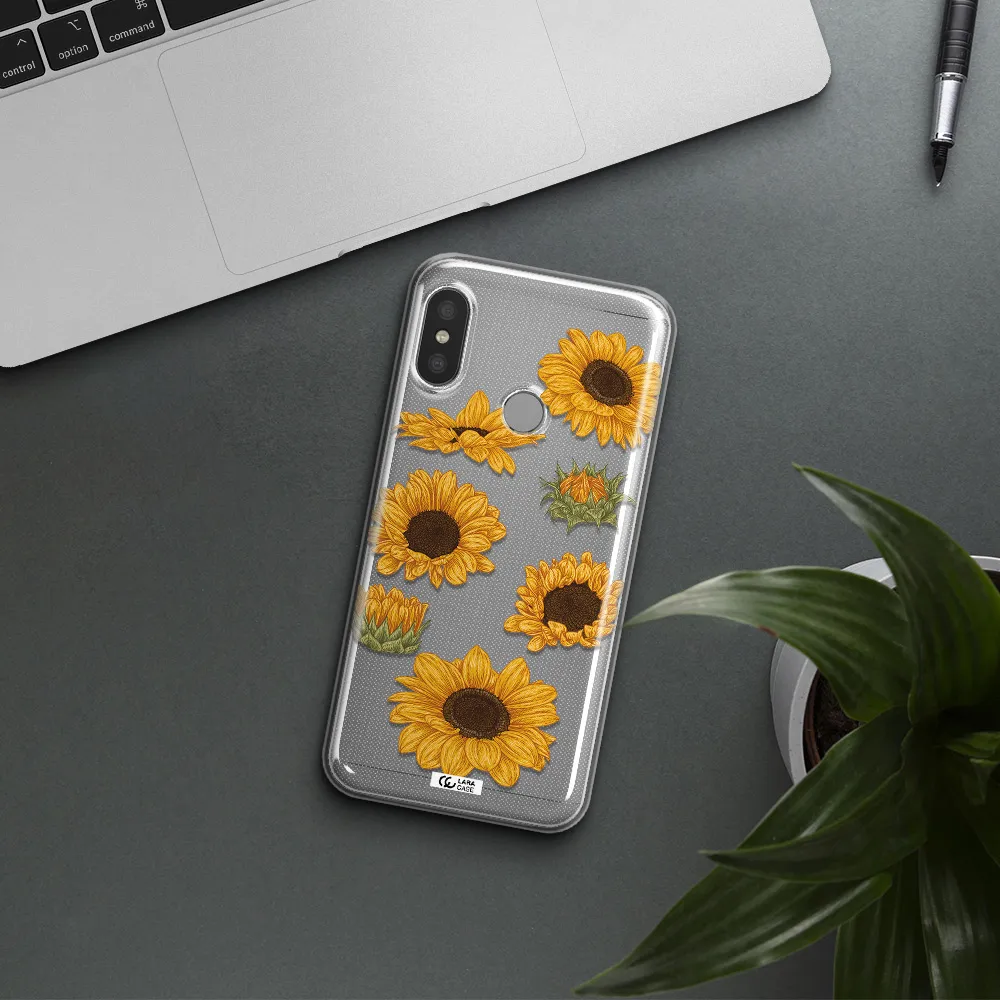Sunflower Xiaomi Redmi 6 Pro Clear TPU Case