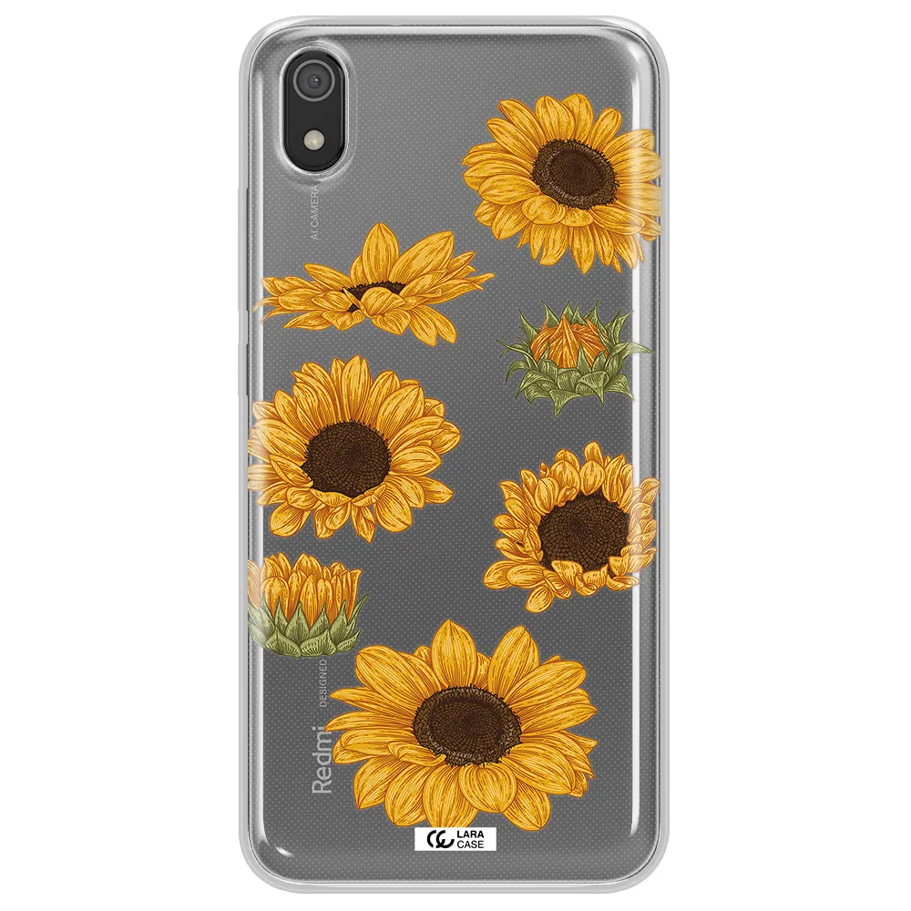 Sunflower Xiaomi Redmi 7A Clear TPU Case