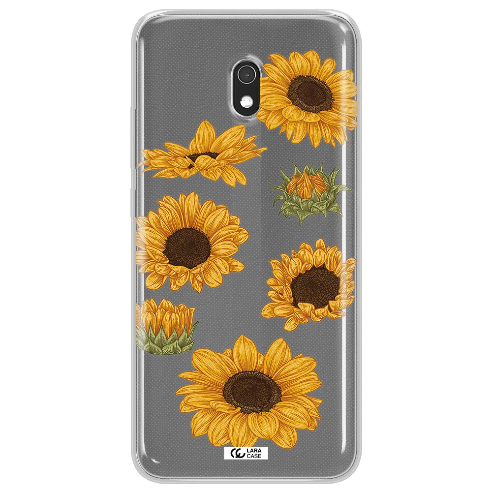 Sunflower Xiaomi Redmi 8A Clear TPU Case