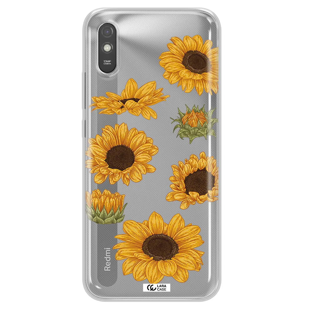 Sunflower Xiaomi Redmi 9A Clear TPU Case