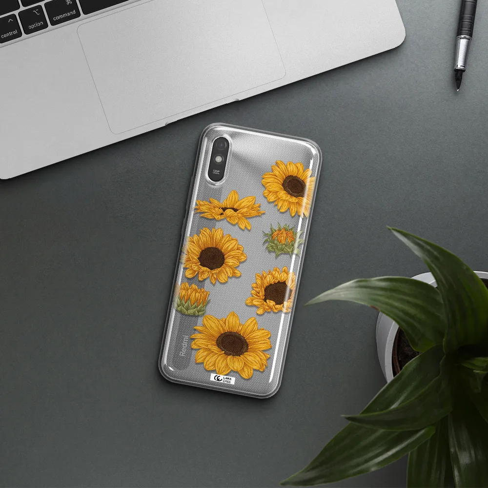 Sunflower Xiaomi Redmi 9A Clear TPU Case
