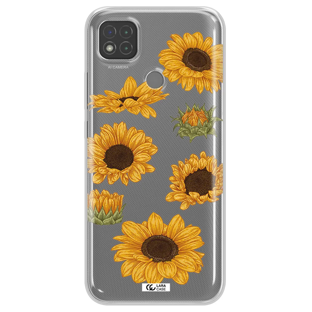 Sunflower Xiaomi Redmi 9C Clear TPU Case