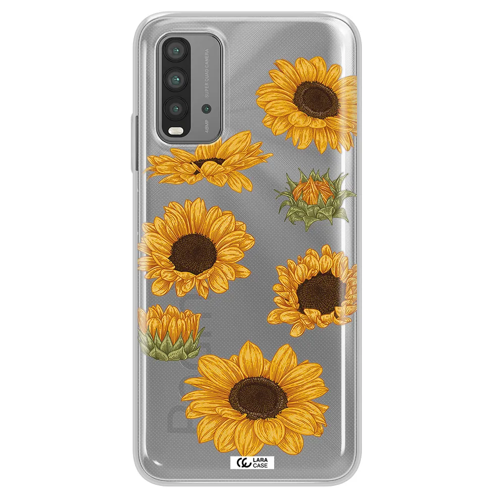 Sunflower Xiaomi Redmi 9T Clear TPU Case