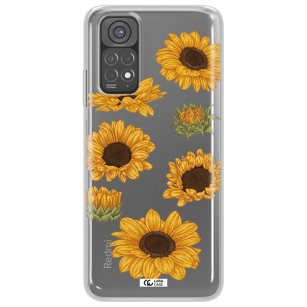 Sunflower Xiaomi Redmi Note 11 Clear TPU Case