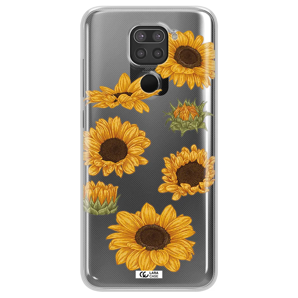 Sunflower Xiaomi Redmi Note 9 Clear TPU Case