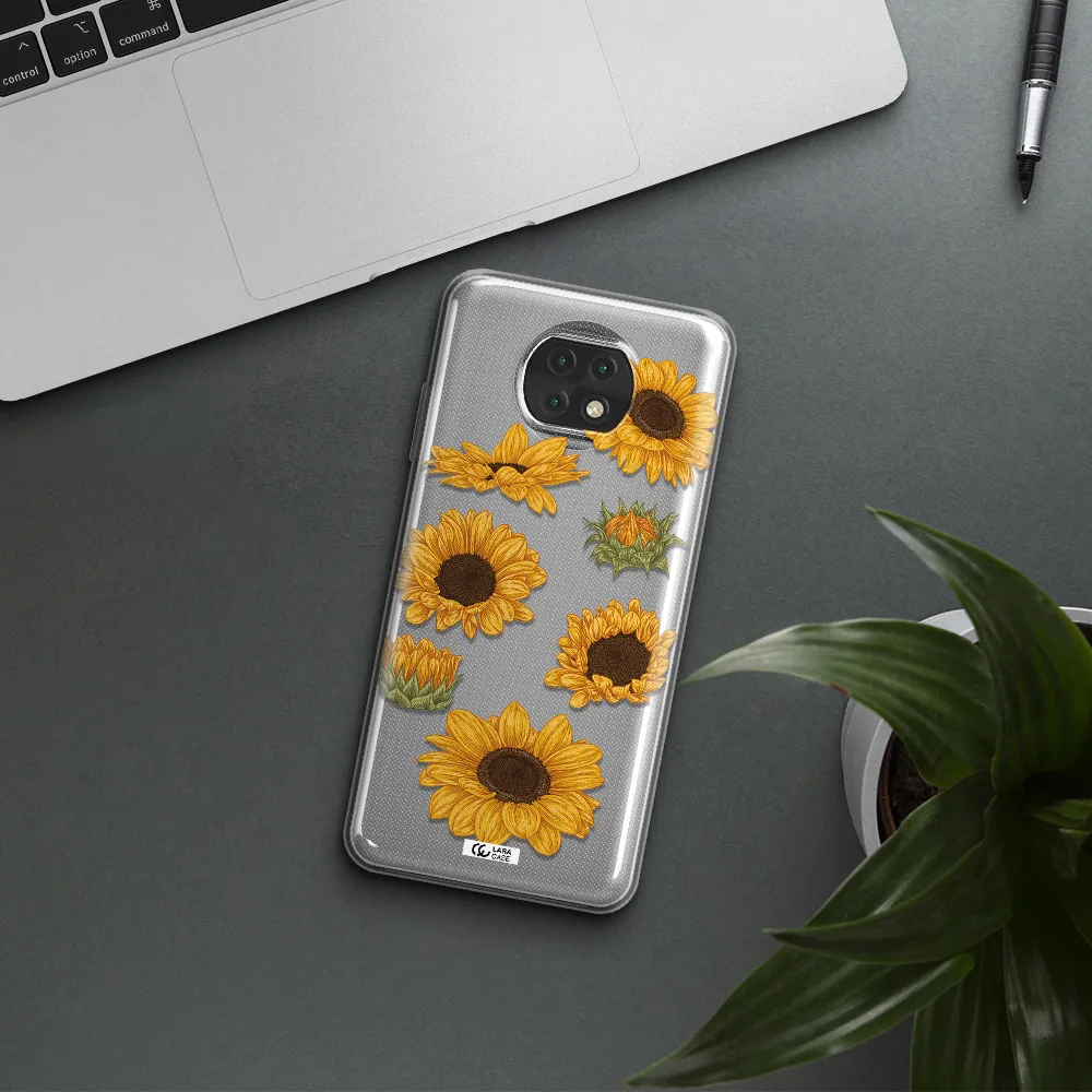 Sunflower Xiaomi Redmi Note 9T Clear Tpu Case