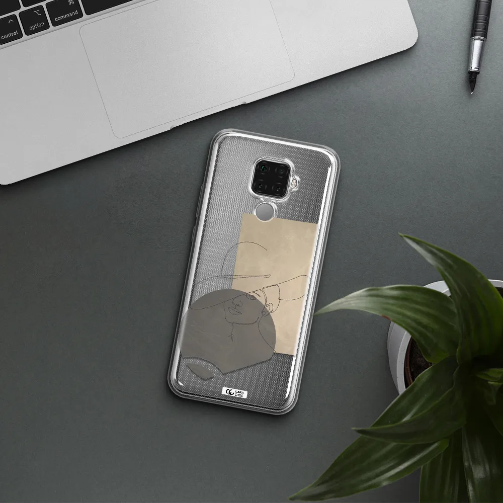 The Lady In The Hat Line Art Huawei Mate 30 Lite Clear TPU Case
