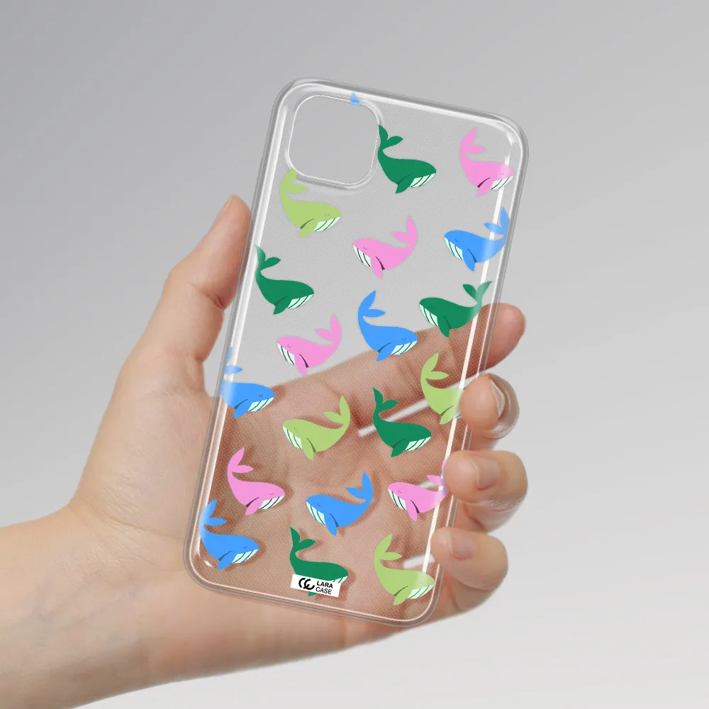 Colorful Whales Huawei Honor 9S Clear TPU Case