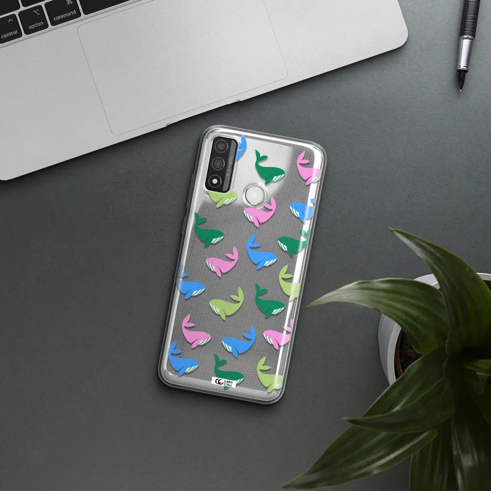 Colorful Whales Huawei P Smart 2020 Clear TPU Case