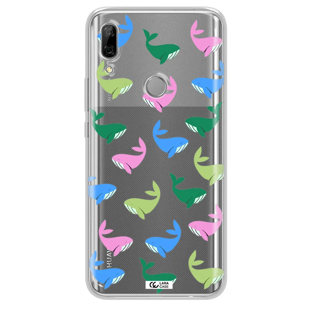 Colorful Whales Huawei P Smart Z Clear TPU Case