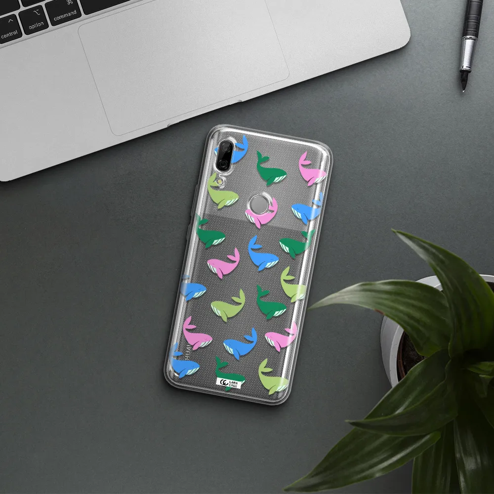 Colorful Whales Huawei P Smart Z Clear TPU Case