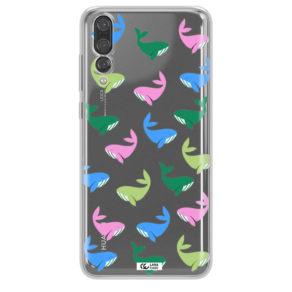 Colorful Whales Huawei P20 Pro Clear TPU Case