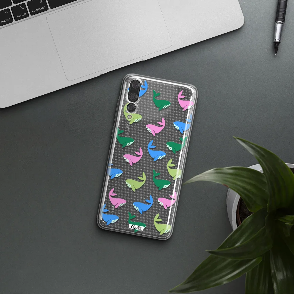 Colorful Whales Huawei P20 Pro Clear TPU Case