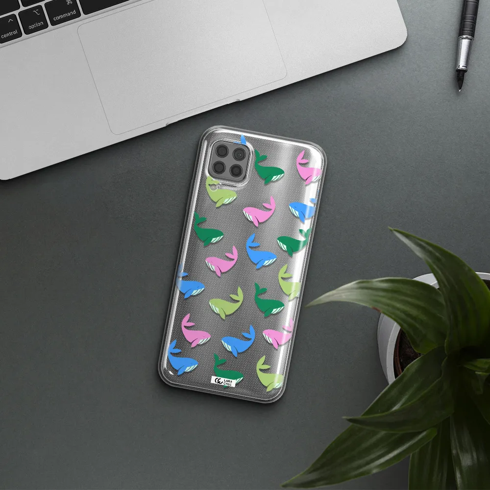 Colorful Whales Huawei P40 Lite Clear TPU Case