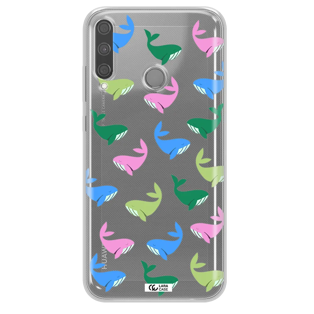 Colorful Whales Huawei P40 Lite E Clear TPU Case