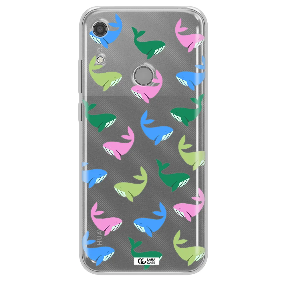 Colorful Whales Huawei Y6S Clear TPU Case