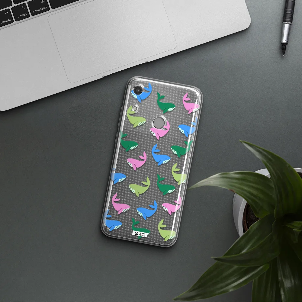 Colorful Whales Huawei Y6S Clear TPU Case
