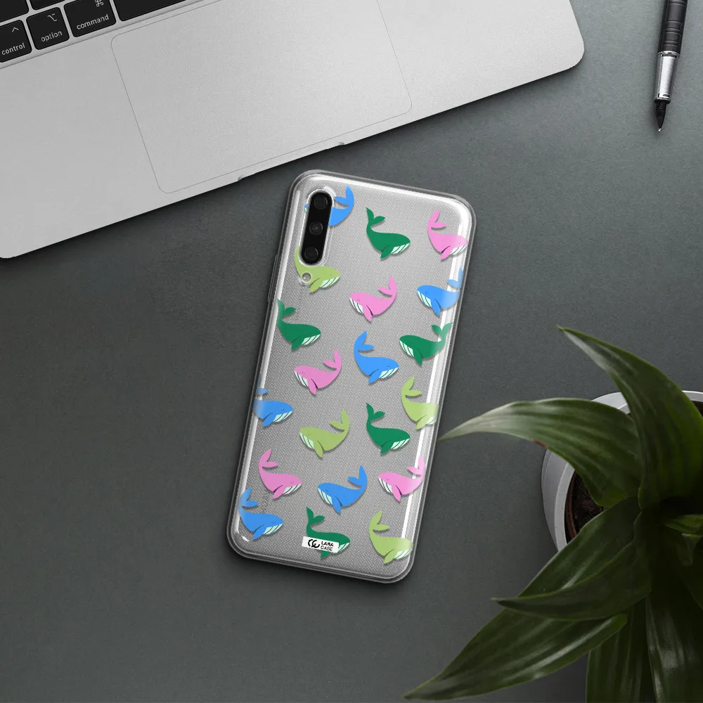 Colorful Whales Huawei Y9S Clear Tpu Case