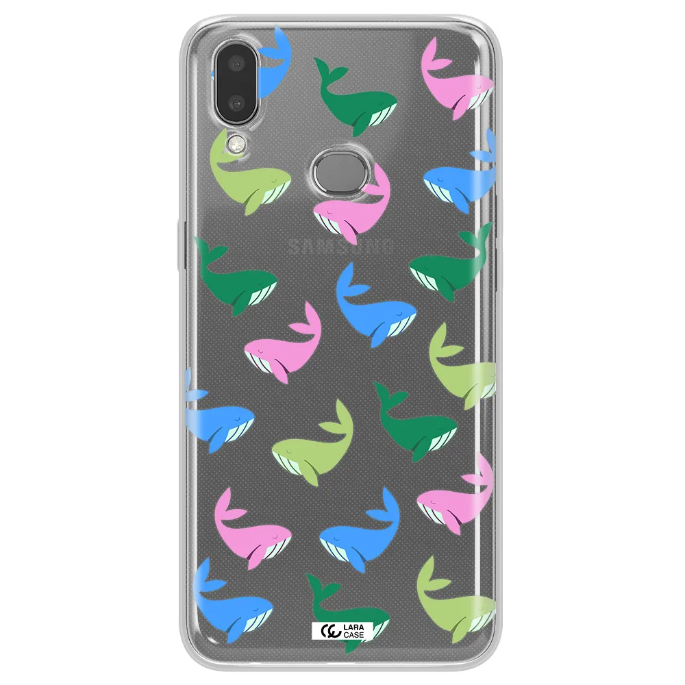 Colorful Whales Samsung A10S Clear TPU Case
