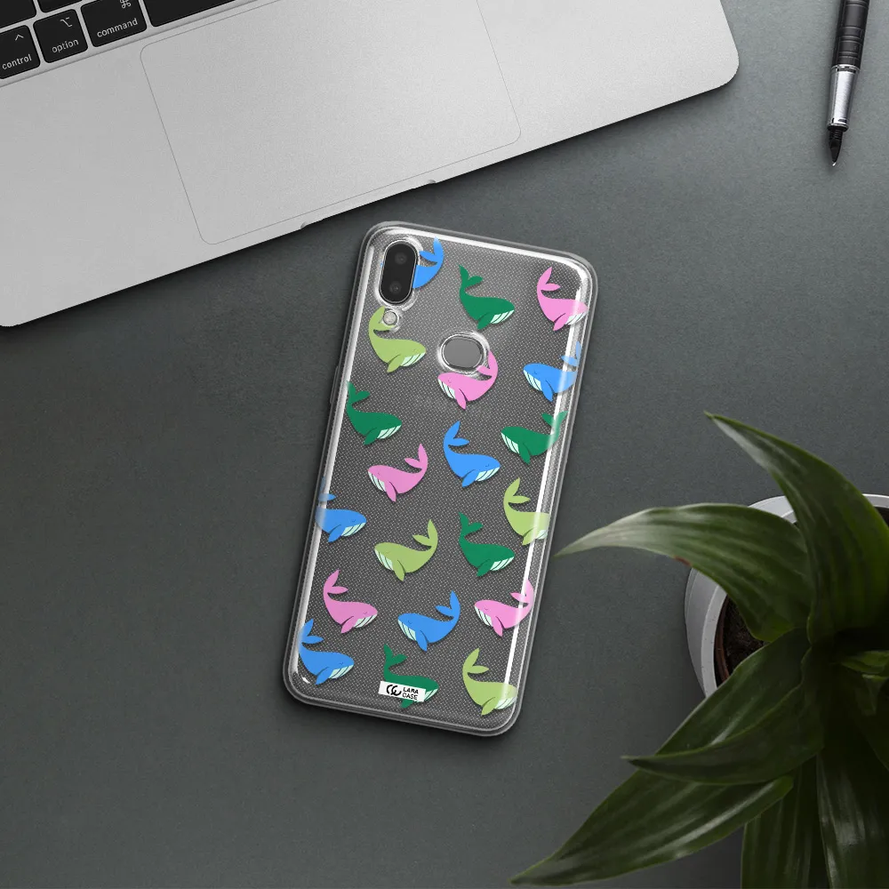 Colorful Whales Samsung A10S Clear TPU Case