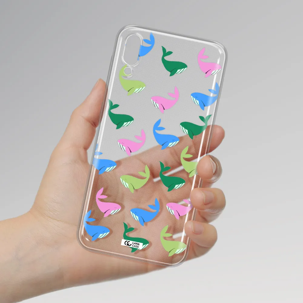 Colorful Whales Samsung M10 Clear TPU Case
