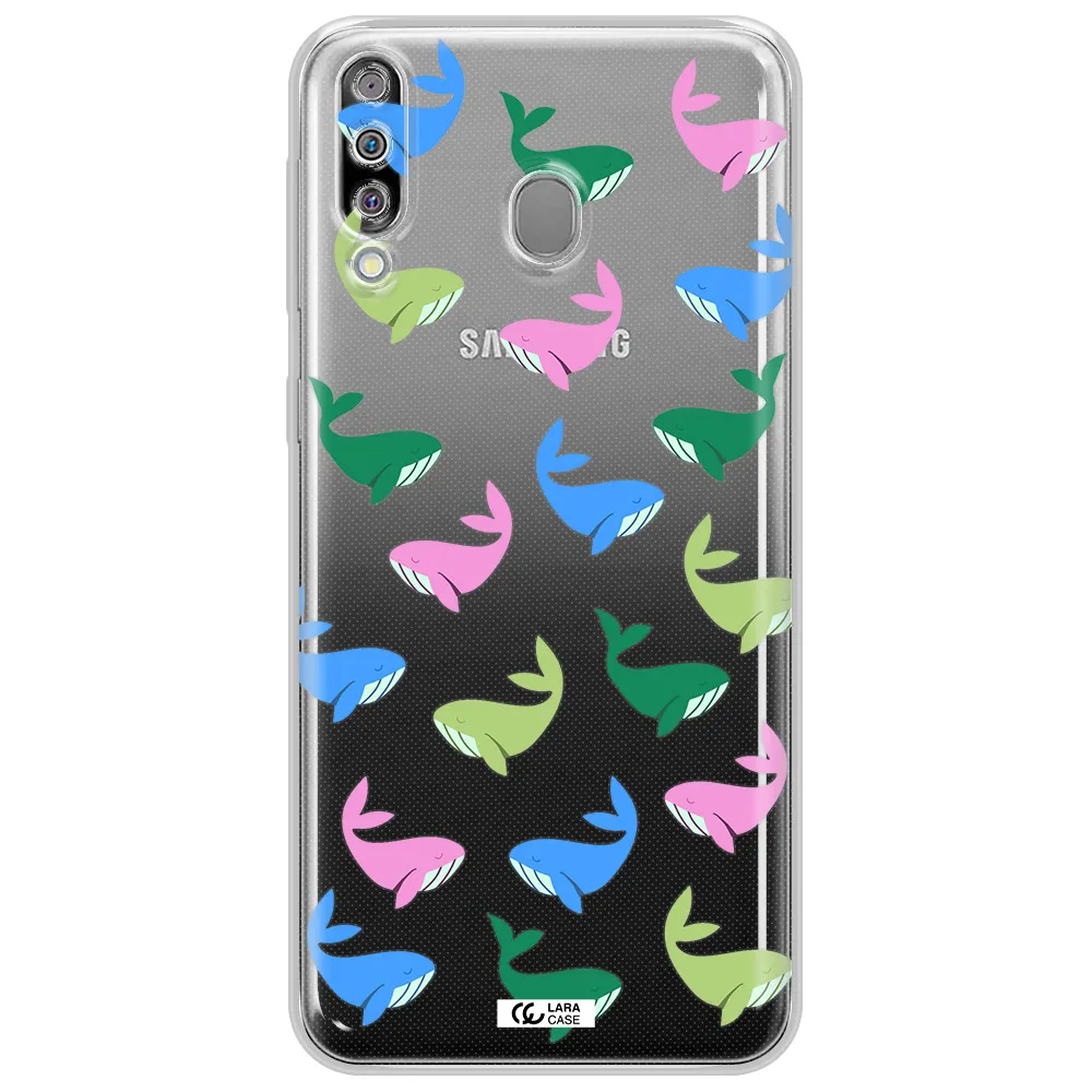 Colorful Whales Samsung M30 Clear TPU Case