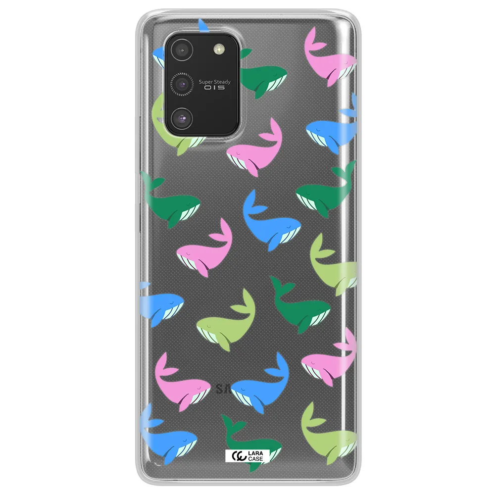 Colorful Whales Samsung S10 Lite Clear TPU Case