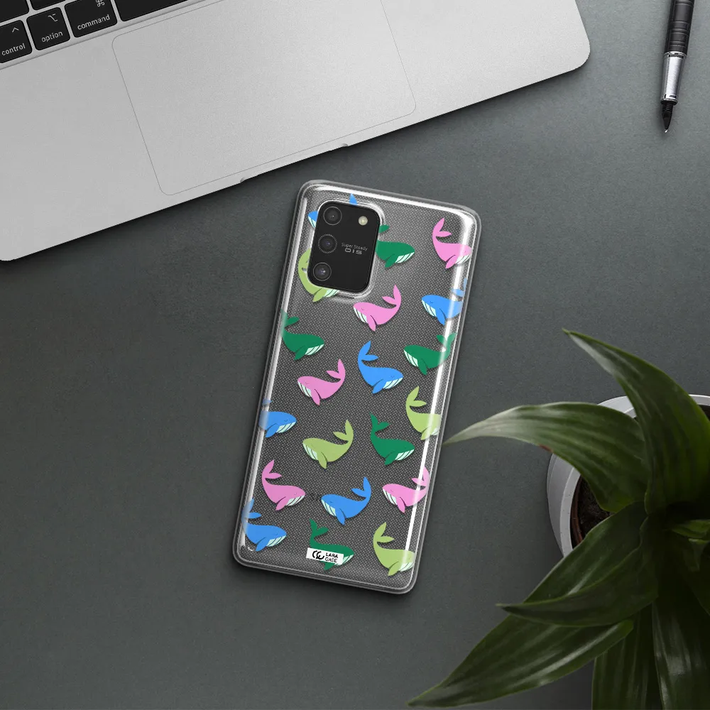 Colorful Whales Samsung S10 Lite Clear TPU Case
