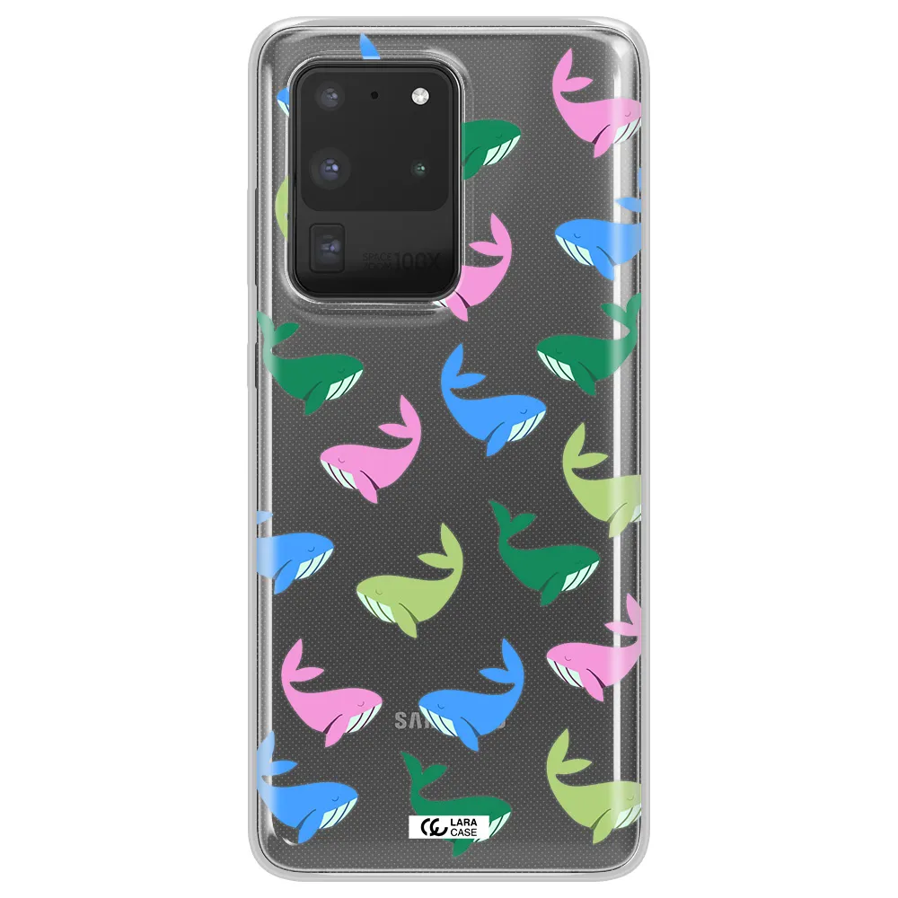 Colorful Whales Samsung S20 Ultra Clear TPU Case