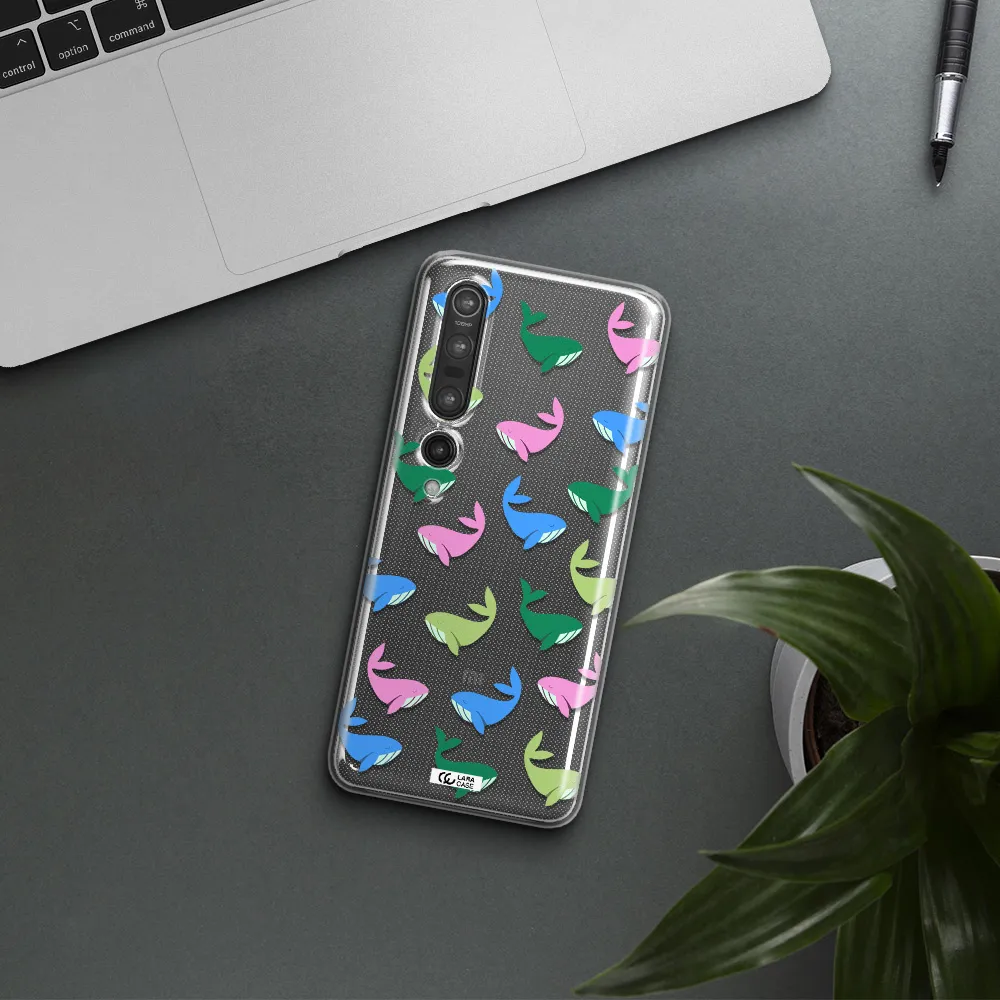 Colorful Whales Xiaomi Mi 10 Pro Clear TPU Case