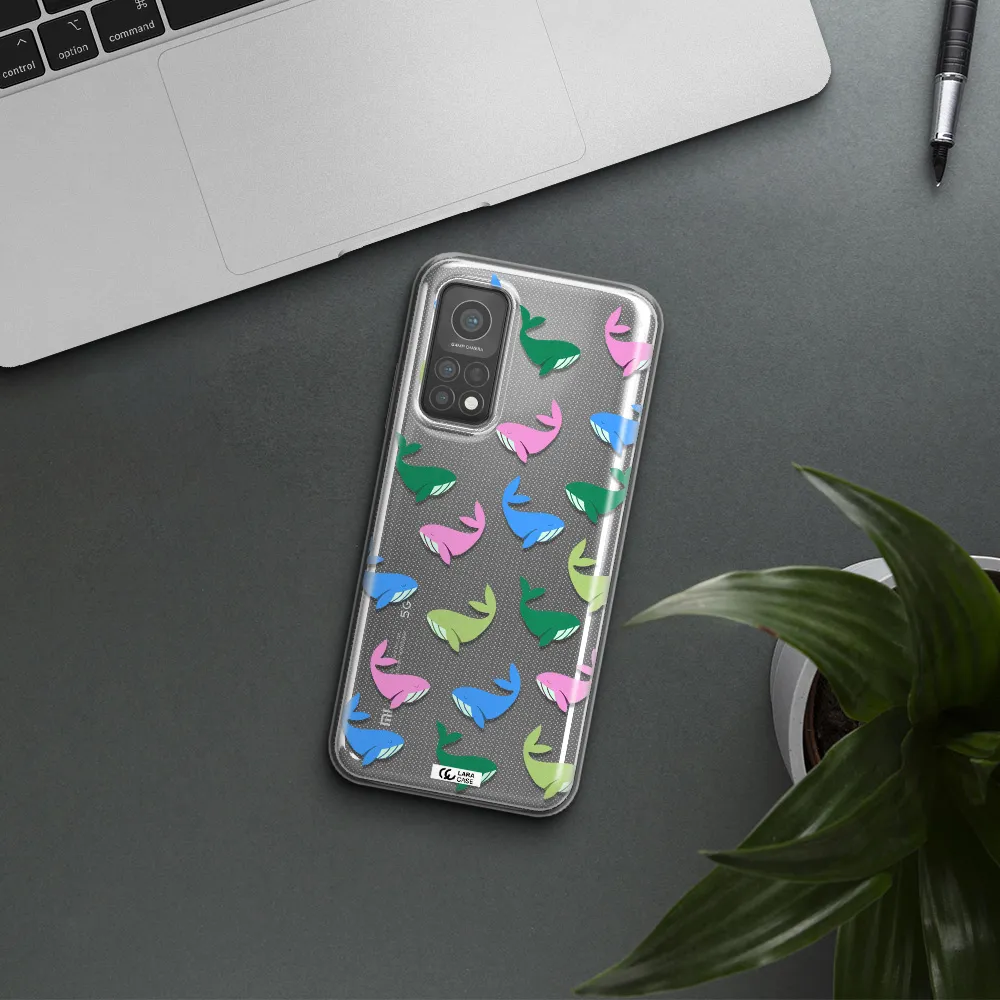 Colorful Whales Xiaomi Mi 10 T Pro Clear TPU Case