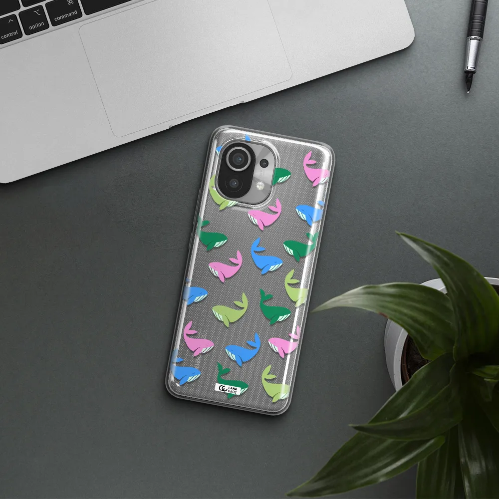 Colorful Whales Xiaomi Mi 11 Clear TPU Case